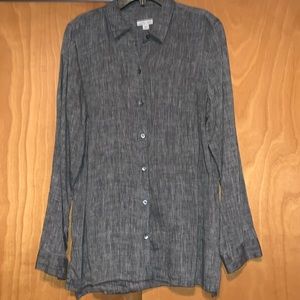 J. Jill Button Down Blouse Size Medium